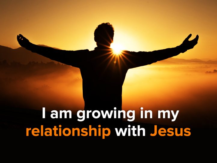 I am growing in my RELATIONSHIP with JESUS